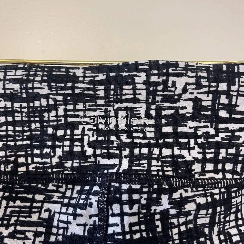 Calvin Klein Women's Performance Wick High Workout Leggings Waisted Pant Size L - Picture 5 of 8